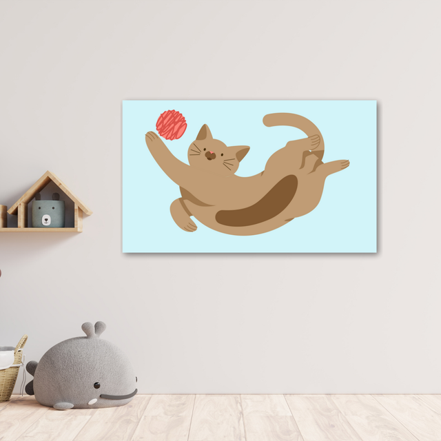 Tablou Canvas Copii Pisicuță Zburătoare