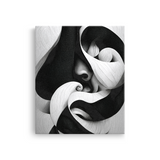 Tablou Canvas Diferite Forme Abstracte în Alb Negru - IPCVBW-530-2