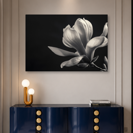 Tablou Canvas Eleganța Magnoliei Înflorite - IPCVBW-548