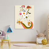 Tablou Canvas Fantomă cu Role, Stil Cartoon, Multicolor IPCVCOP-459
