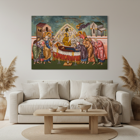 Tablou Canvas Icoană Adormirea Maicii Domnului - IPCVREL-522