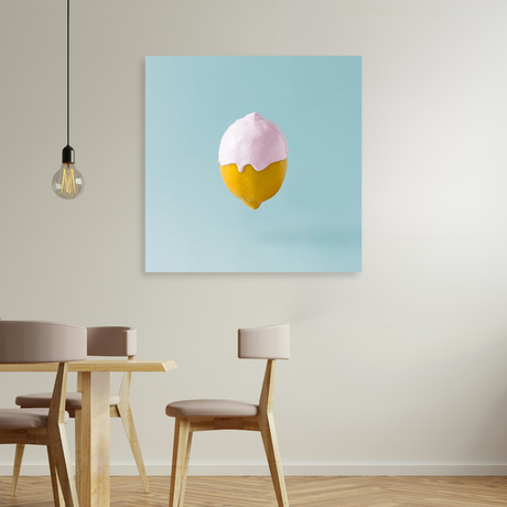 Tablou Canvas Lămâie Glazurată, Concept Artistic, Galben IPCVALI-414