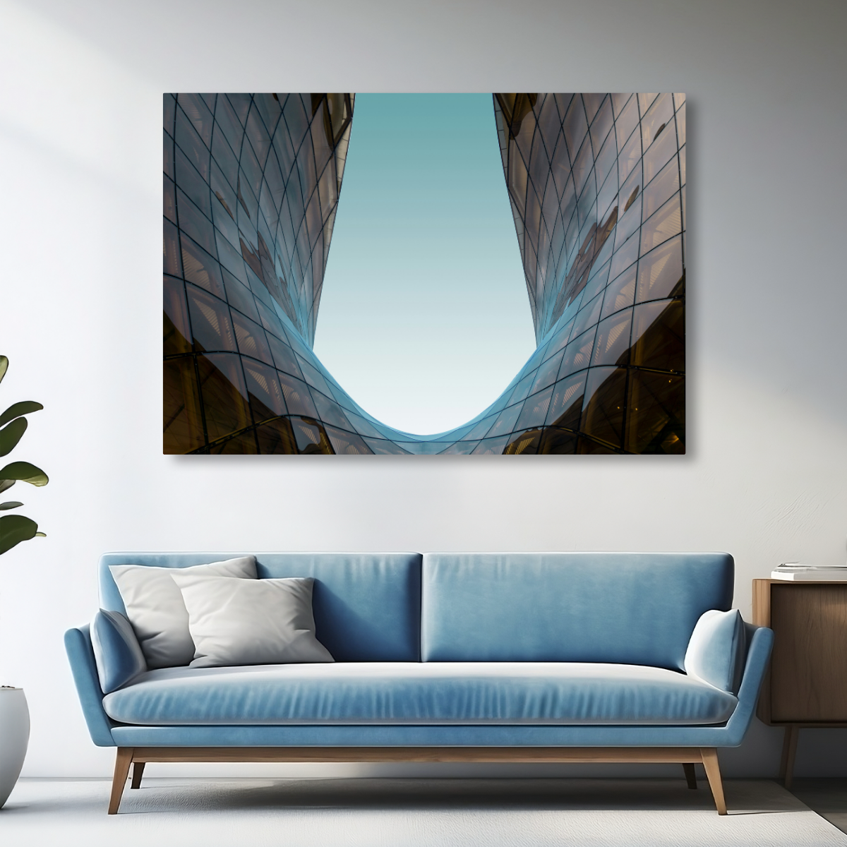 Tablou Canvas Modern Cladire Abstracta