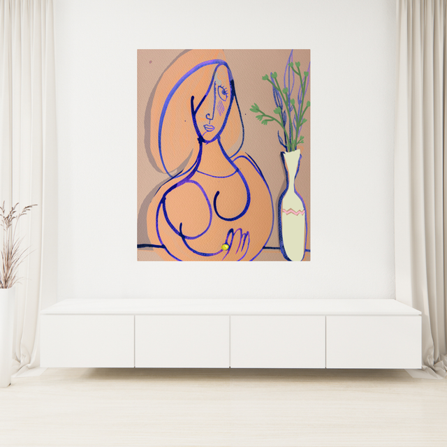 Tablou Canvas Modern Doamna Cea Buna