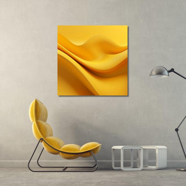 Tablou Canvas Modern Doar Galben