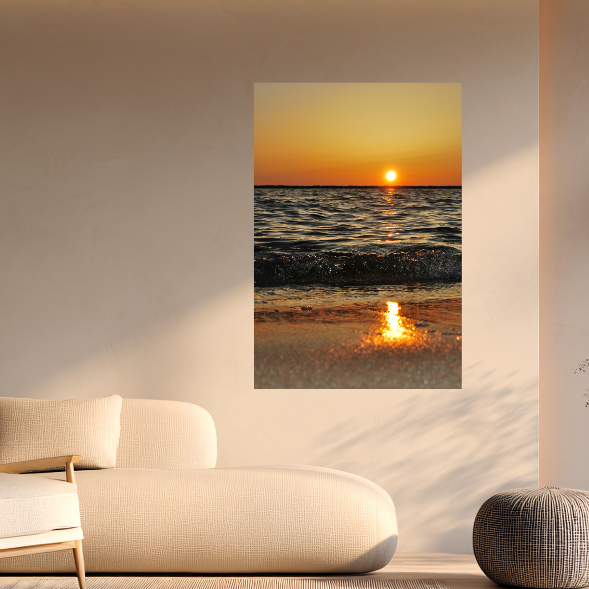 Tablou Canvas Natură Apus peste Mare