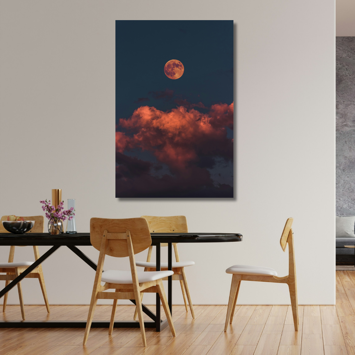 Tablou Canvas Natură Luna Roșie