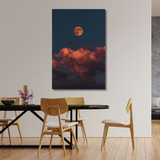 Tablou Canvas Natură Luna Roșie