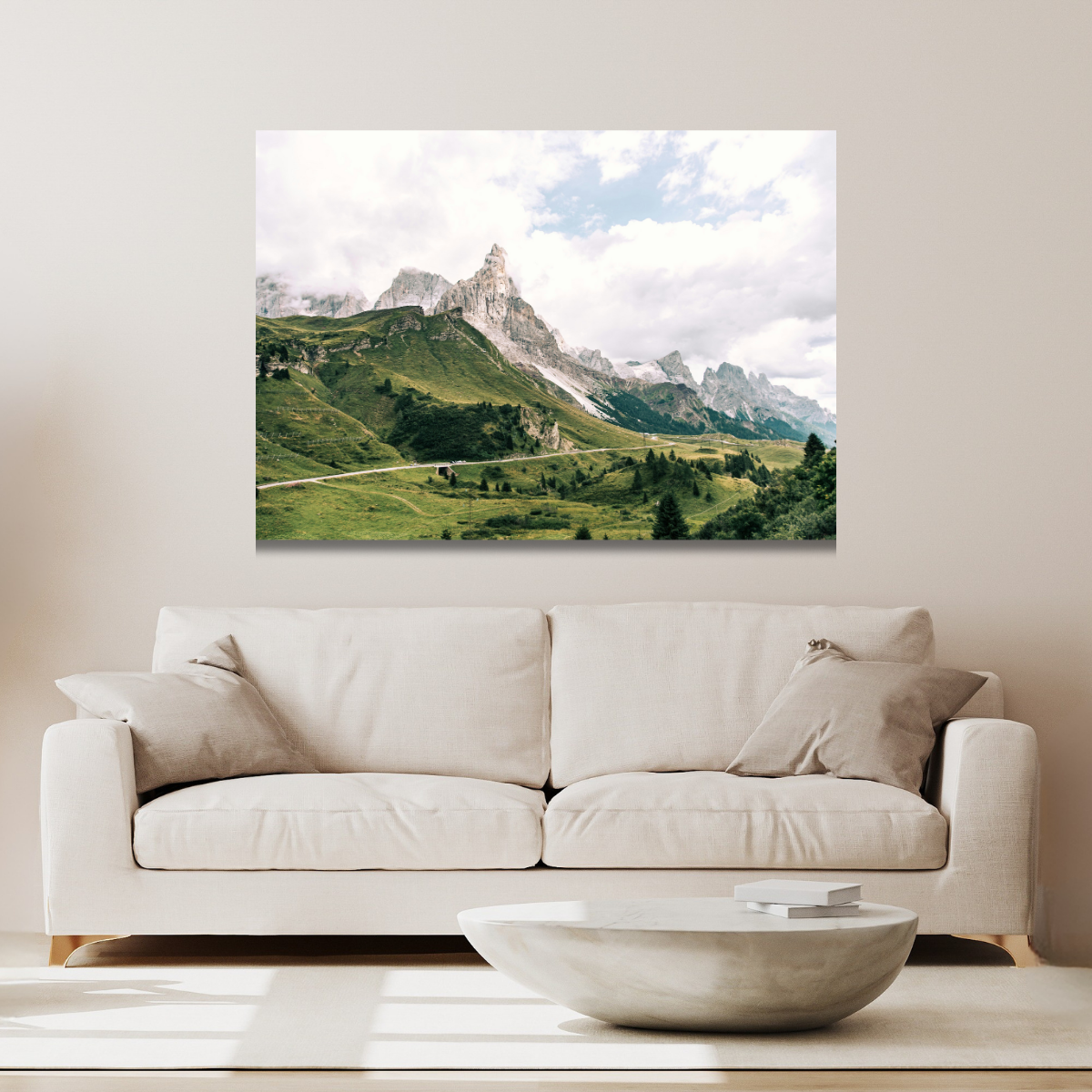 Tablou Canvas Natură Munți Înverziți
