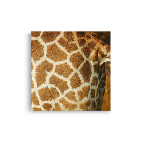 Tablou Canvas Pattern de Girafă, Textură Naturală Africană, Maro-Bej