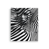 Tablou Canvas Portret Abstract de Femeie în Alb și Negru - IPCVBW-536-2