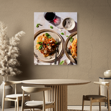 Tablou Canvas Preparat Italian, Compoziție Culinară Modernă, Multicolor IPCVALI-385