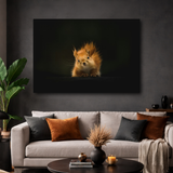 Tablou Canvas Veveriță Roșcată, Fotografie Artistică, Negru-Maro IPCVANI-314