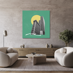 Tablou Canvas Vintage Clădire