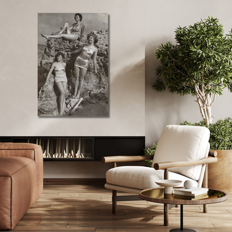 Tablou Canvas Vintage Pretty Ladies 