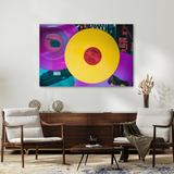 Tablou Canvas Vintage Splash Vinyl